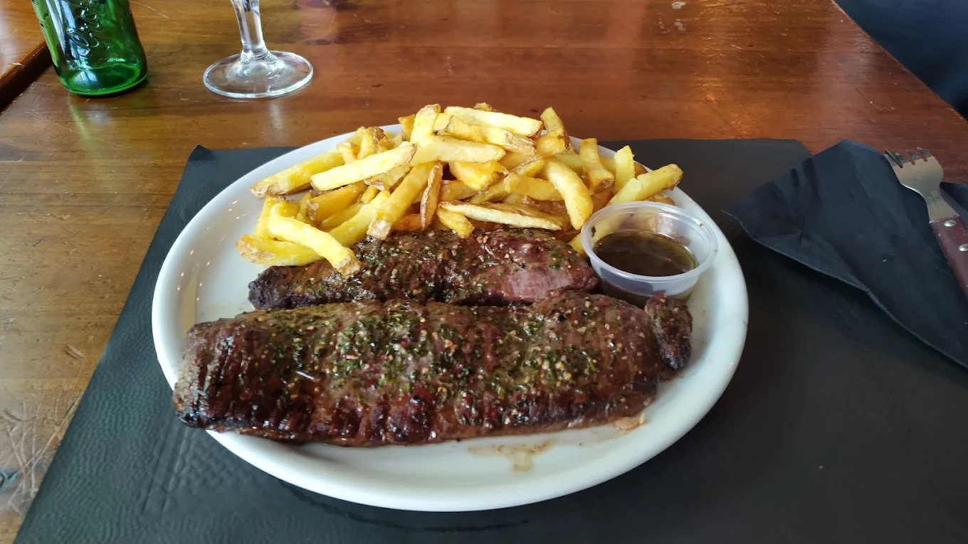 Entraña de ternera con chimichurri La Vieja Simona